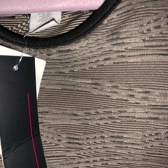 Double Click Bodycon Gray/Black Dress NWT - Picture 3 of 4